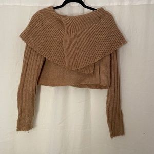 Funky convertible sweater